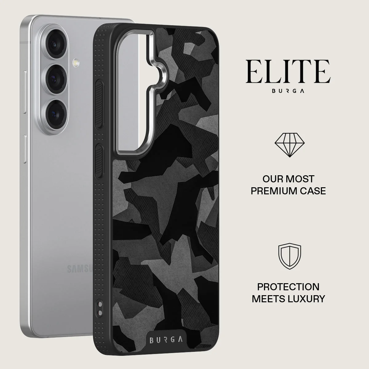 Night Black Camouflage - Samsung Galaxy S26 Case - Image 20
