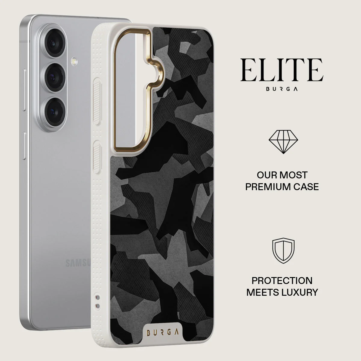 Night Black Camouflage - Samsung Galaxy S26 Case - Image 27