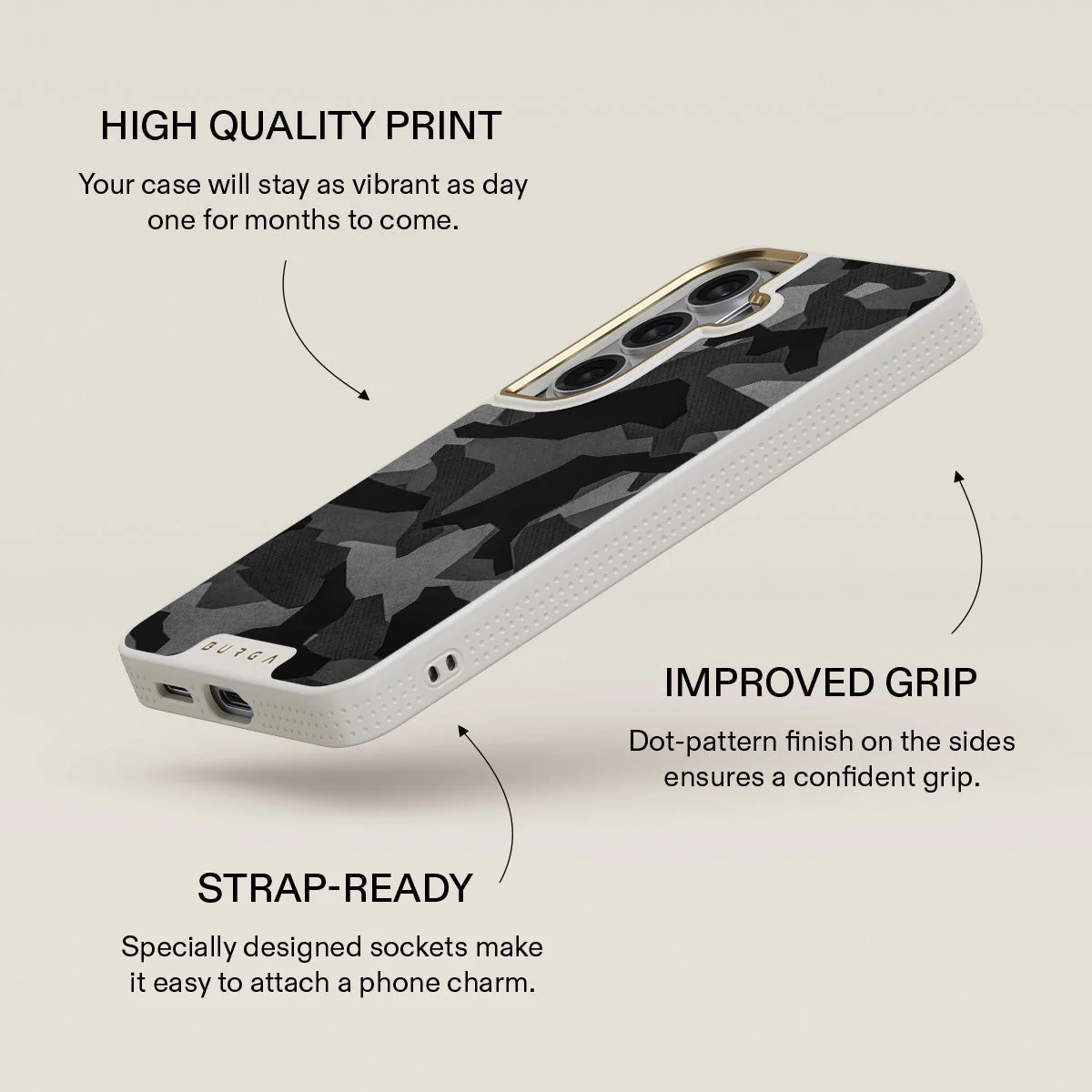 Night Black Camouflage - Samsung Galaxy S26 Case - Image 30