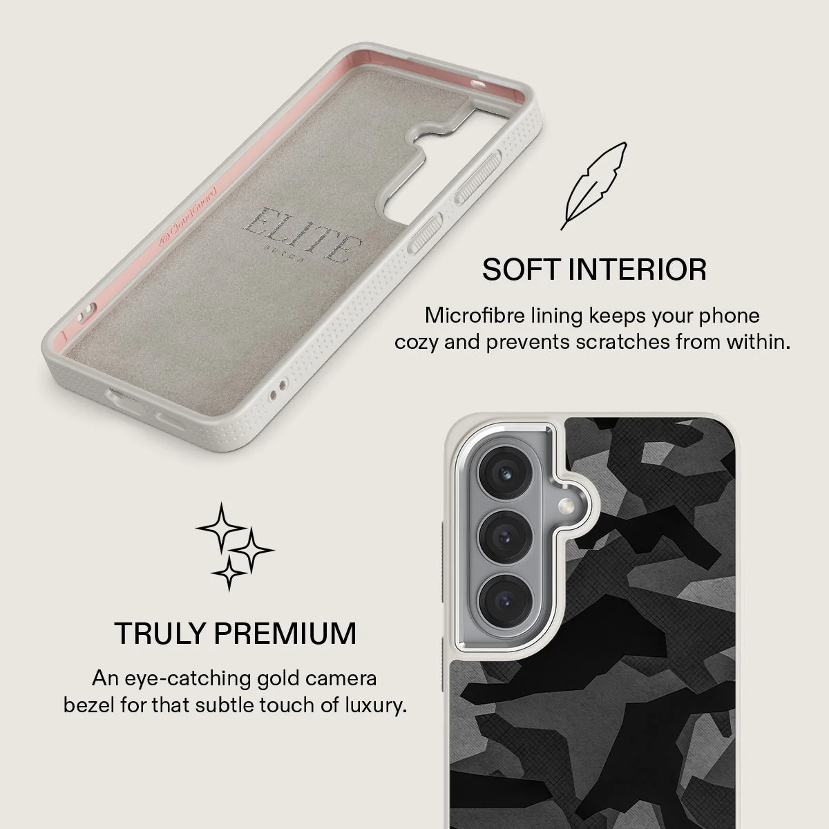 Night Black Camouflage - Samsung Galaxy S26 Case - Image 38