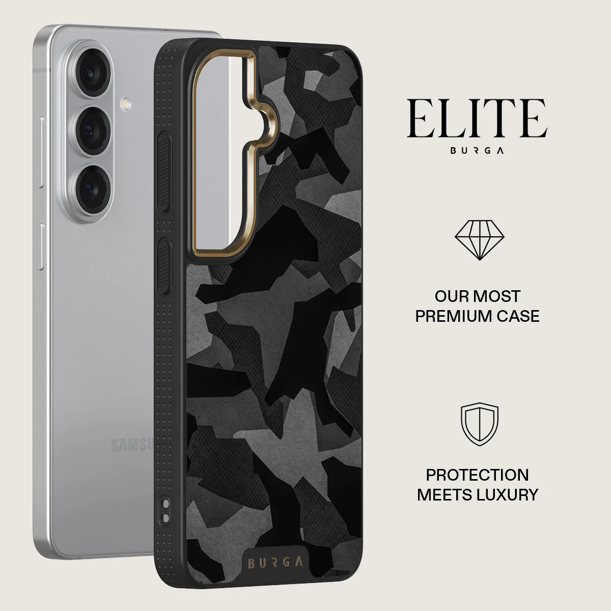 Night Black Camouflage - Samsung Galaxy S26 Case - Image 6