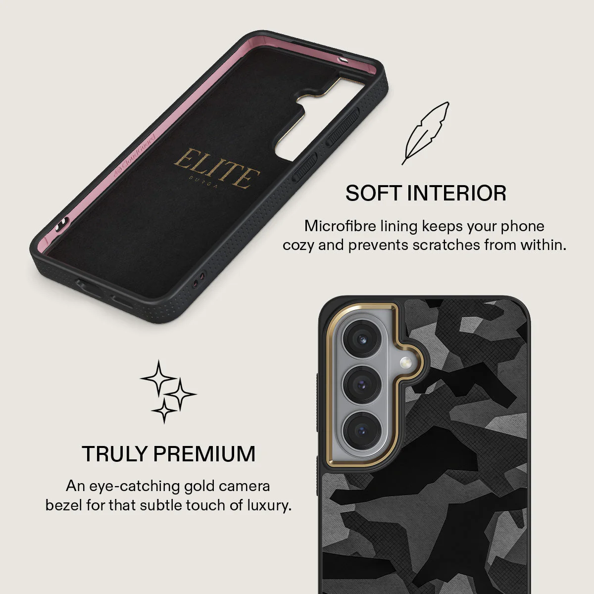 Night Black Camouflage - Samsung Galaxy S26 Plus Case - Image 10