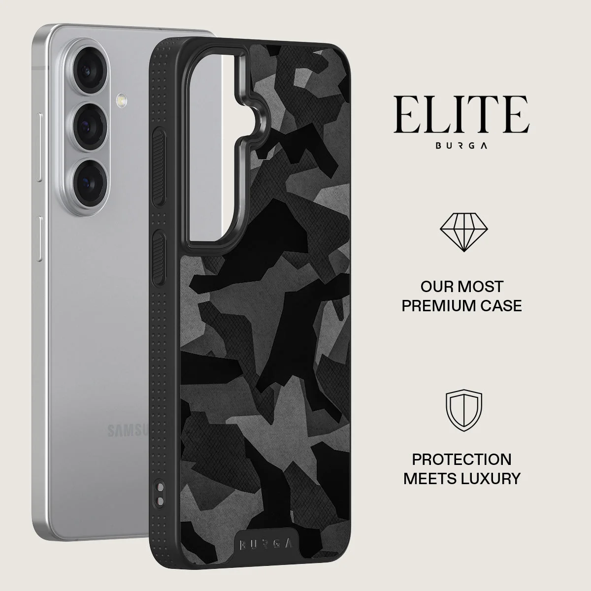 Night Black Camouflage - Samsung Galaxy S26 Plus Case - Image 13
