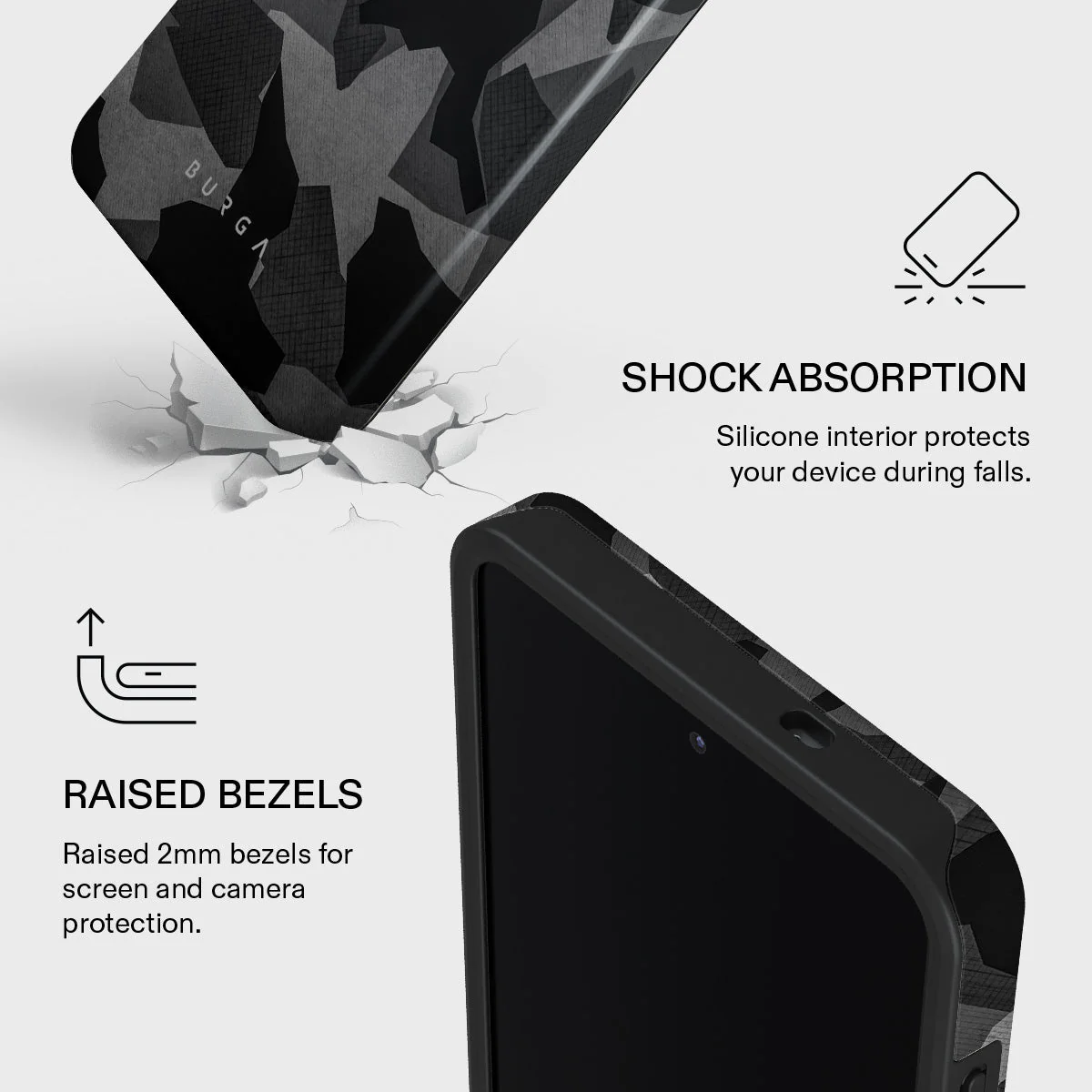 Night Black Camouflage - Samsung Galaxy S26 Plus Case - Image 4