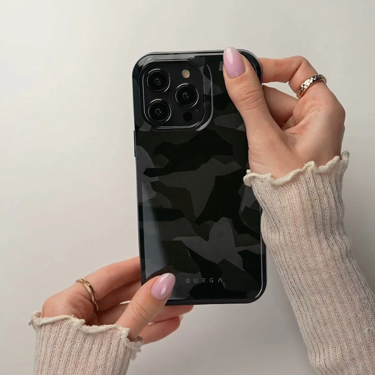 Night Black Camouflage - Samsung Galaxy S26 Plus Case - Image 40