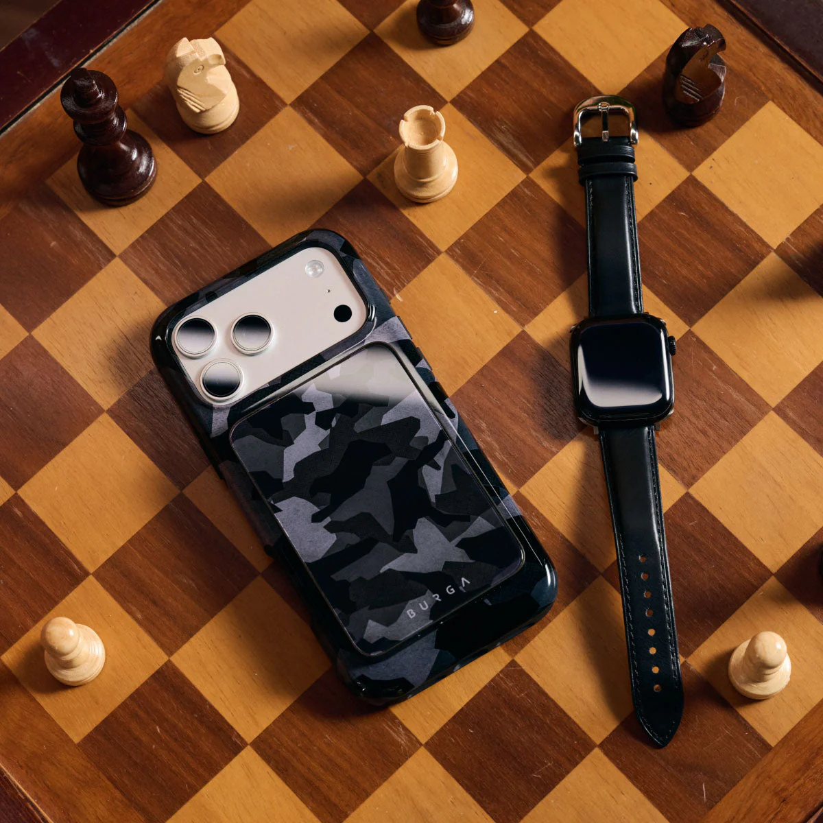 Night Black Camouflage - Samsung Galaxy S26 Plus Case - Image 46
