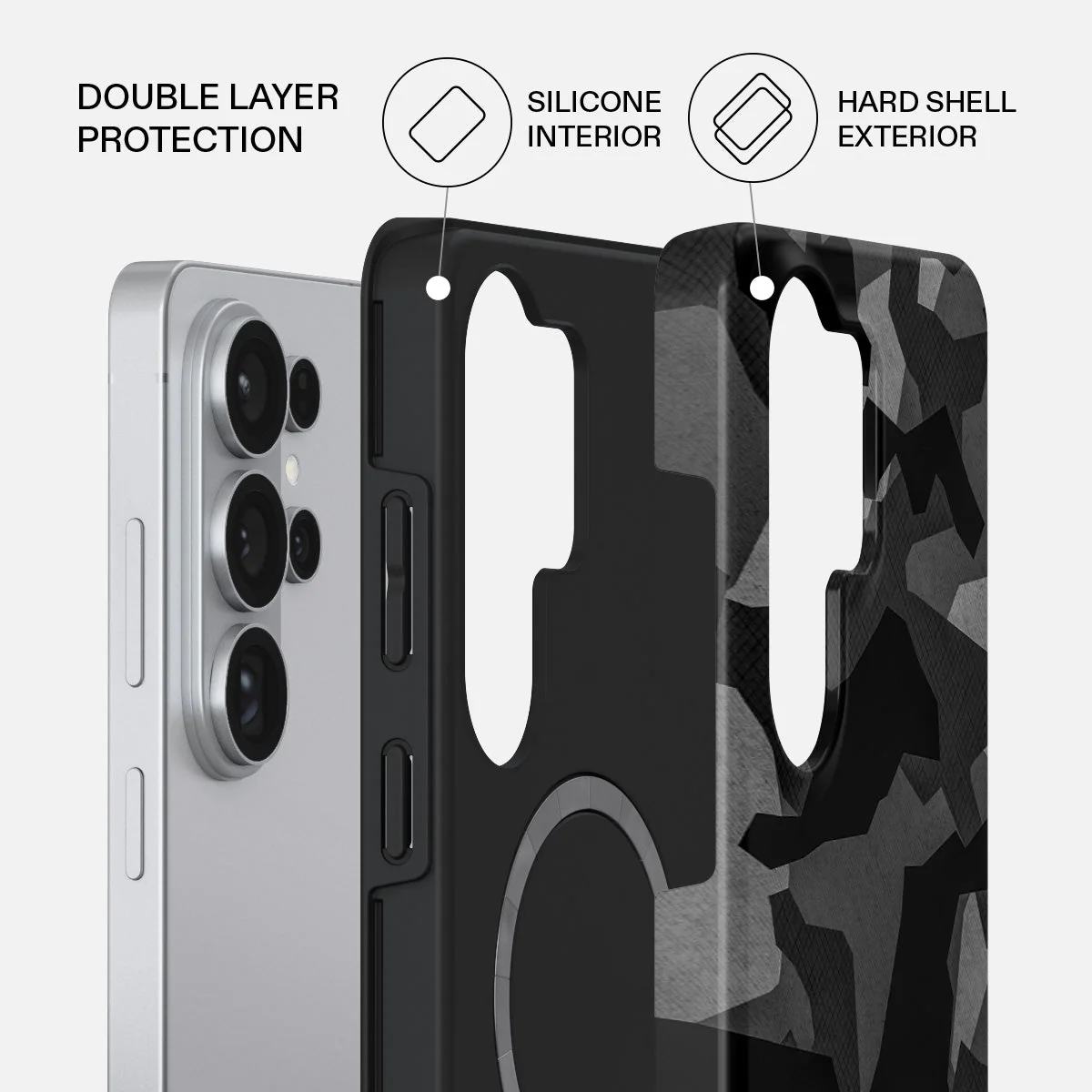 Night Black Camouflage - Samsung Galaxy S26 Ultra Case - Image 2