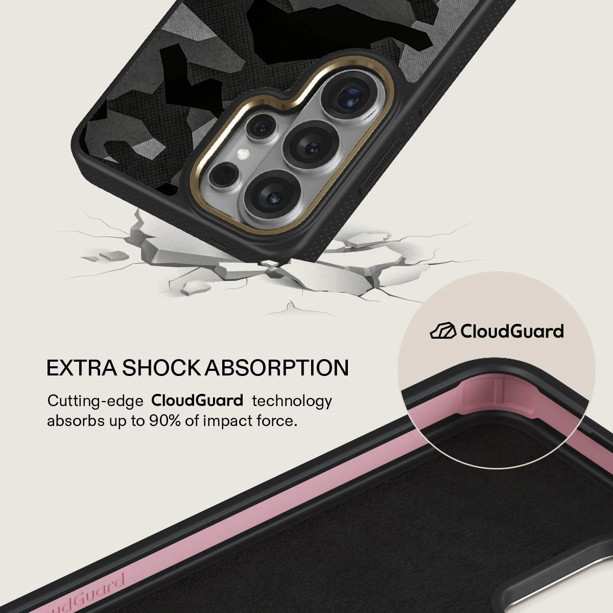 Night Black Camouflage - Samsung Galaxy S26 Ultra Case - Image 7