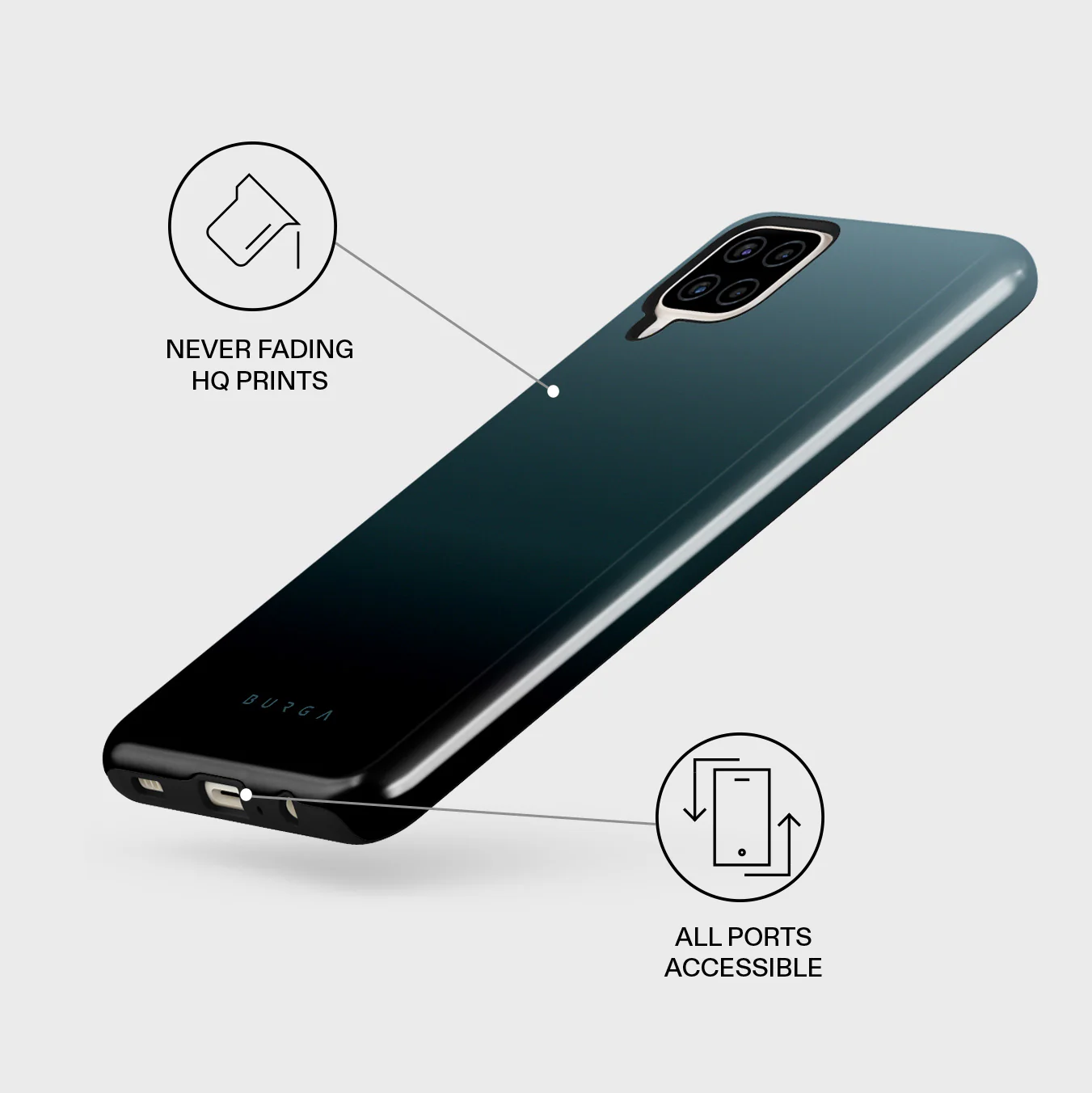 Black Hole - Samsung Galaxy A12 4G Case - Image 3