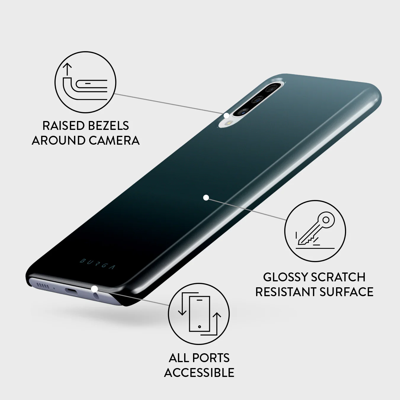 Black Hole - Samsung Galaxy A50 Case - Image 3