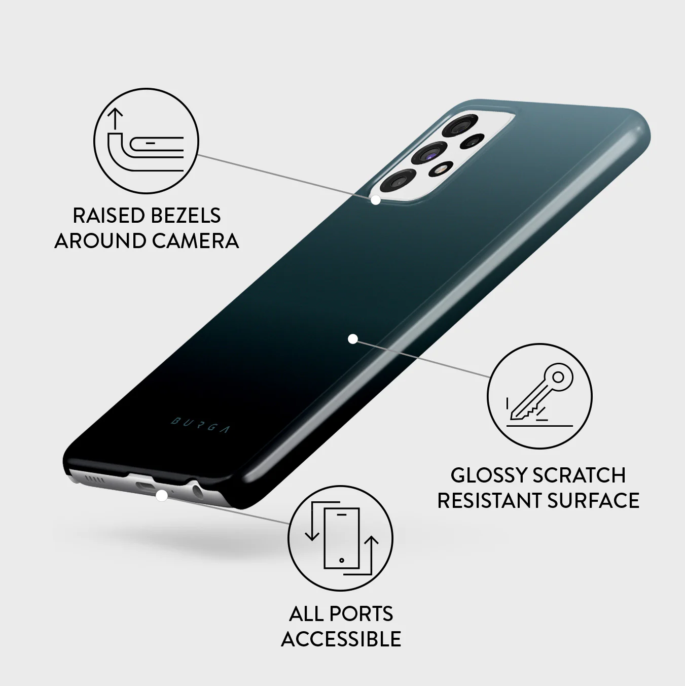 Black Hole - Samsung Galaxy A72 4G / 5G Case - Image 3