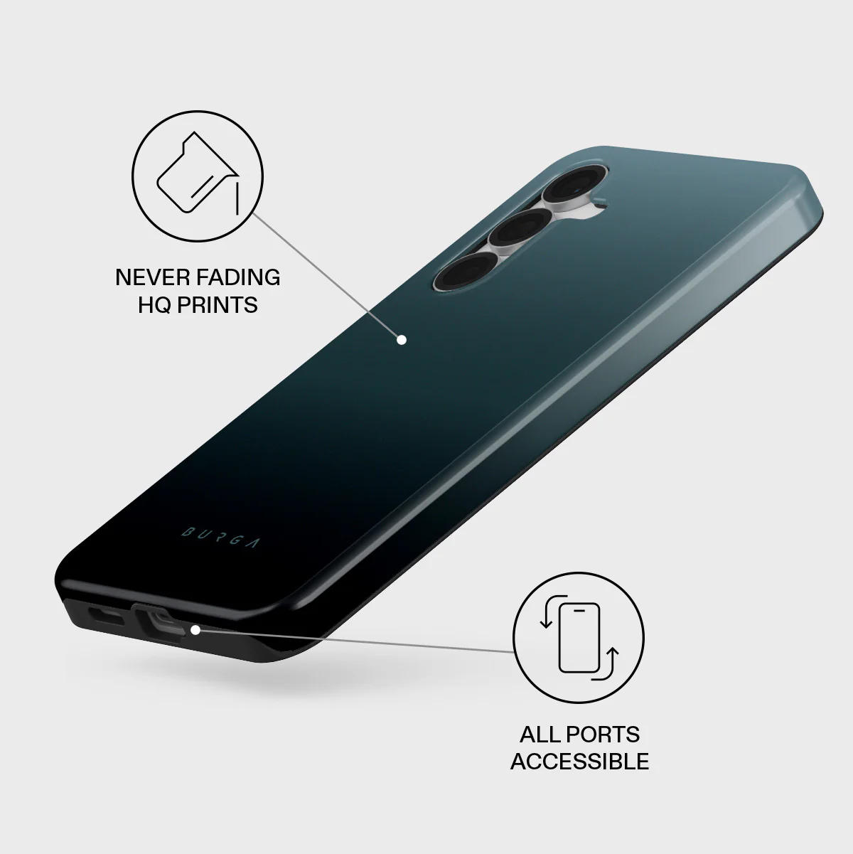 Black Hole - Samsung Galaxy S25 FE Case - Image 3
