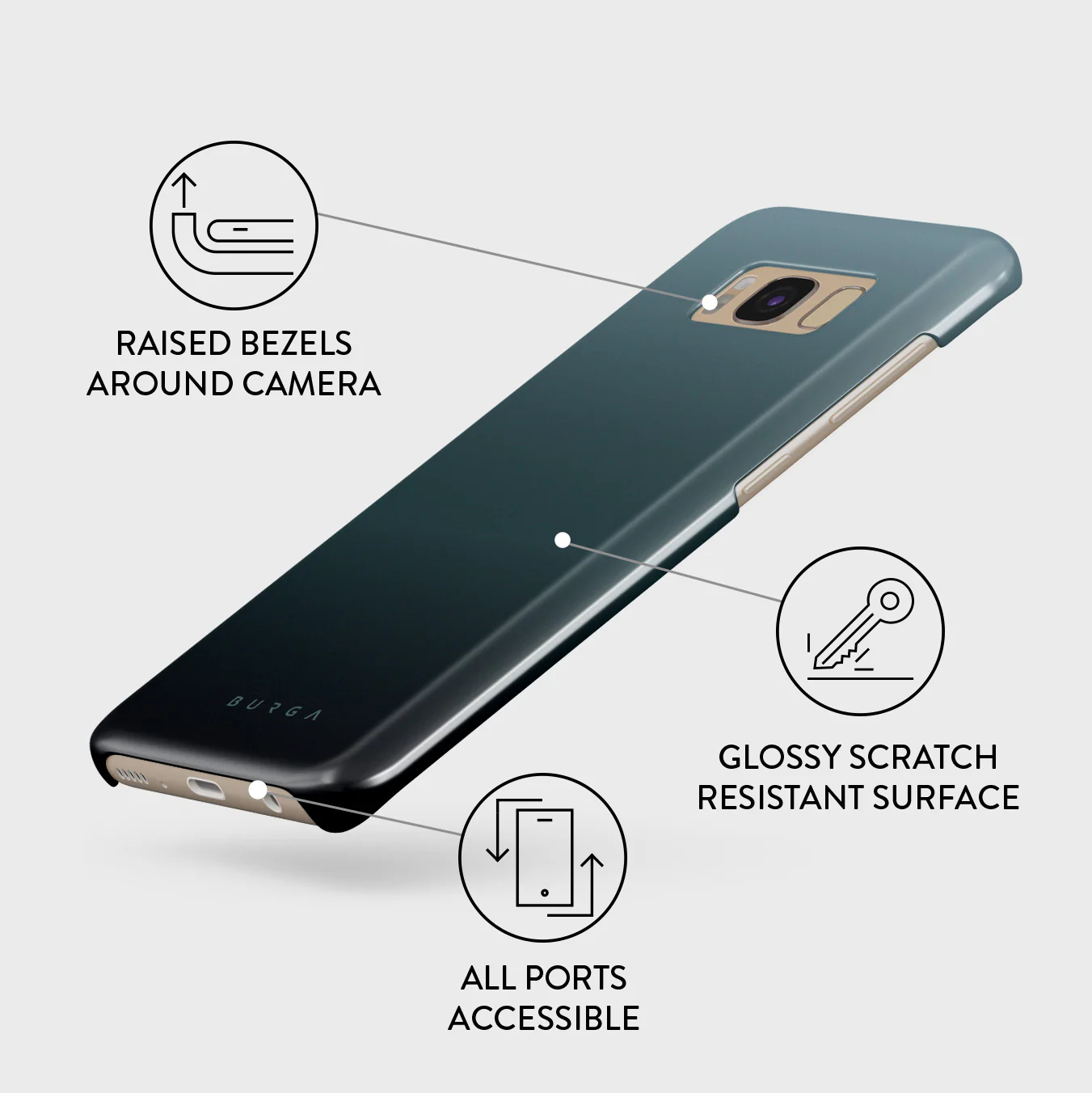 Black Hole - Samsung Galaxy S8 Case - Image 3