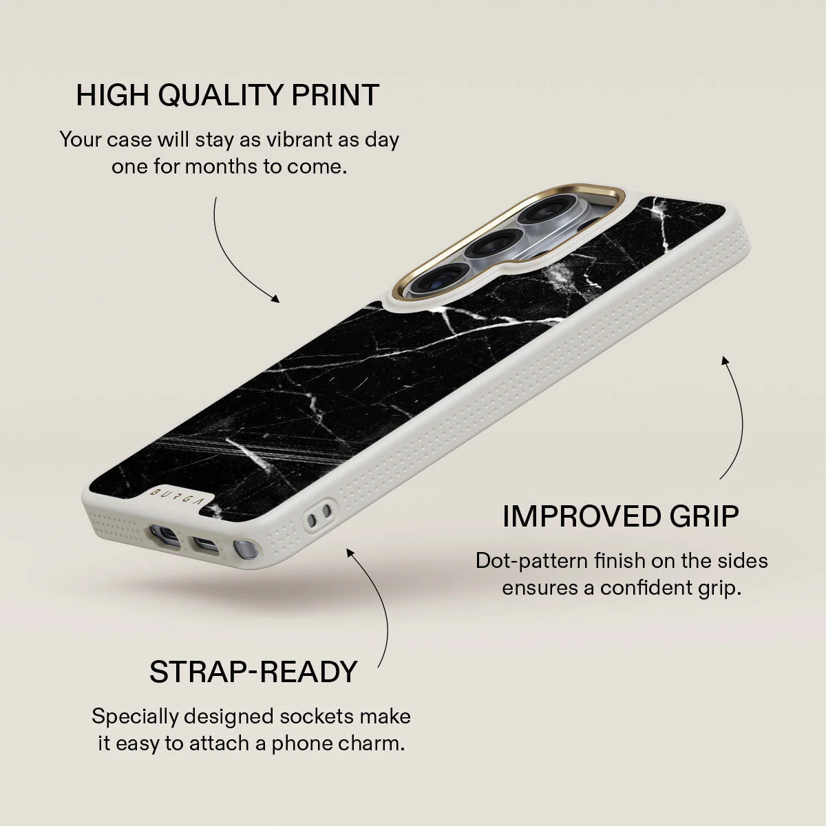 Noir Origin - Black Marble Samsung Galaxy S26 Ultra Case - Image 30