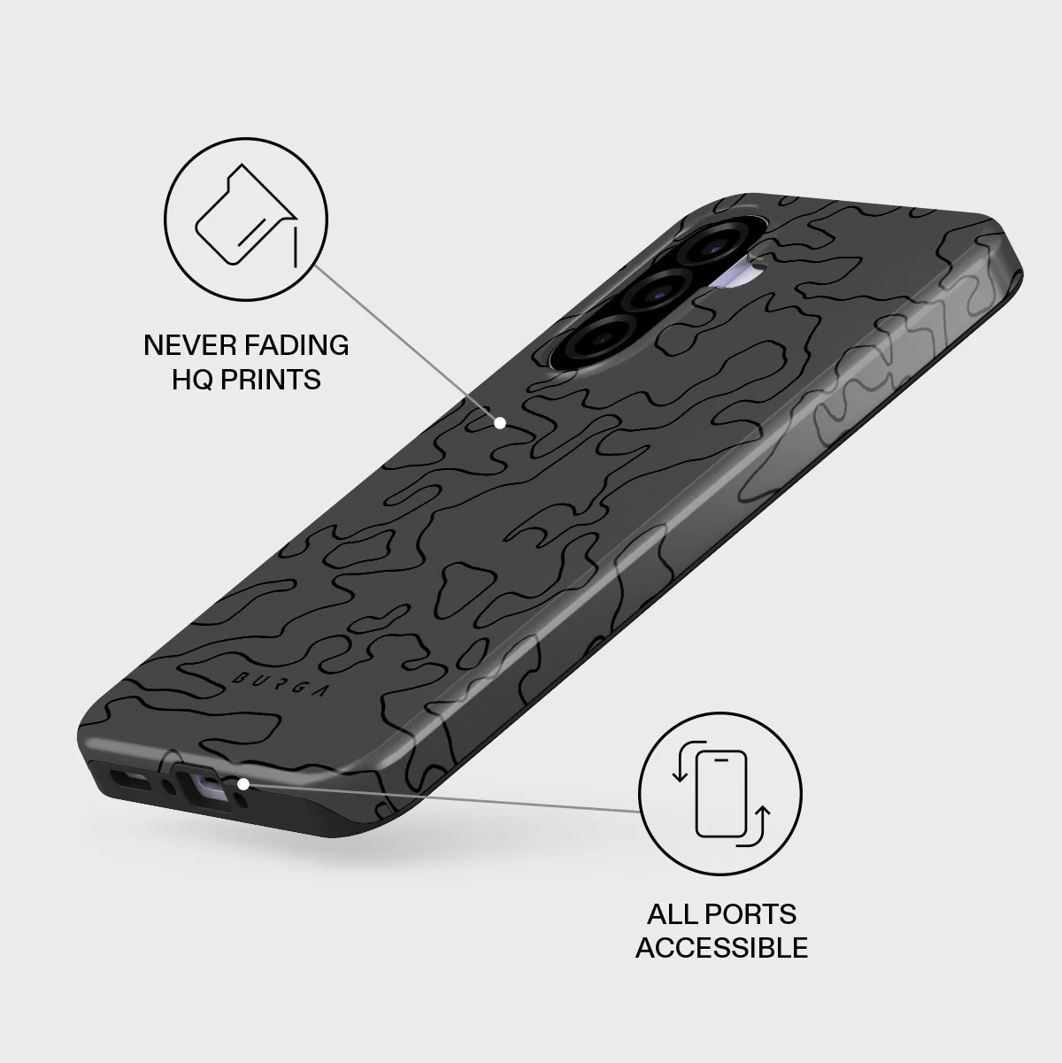 Black Rock - Samsung Galaxy A37 5G Case - Image 3