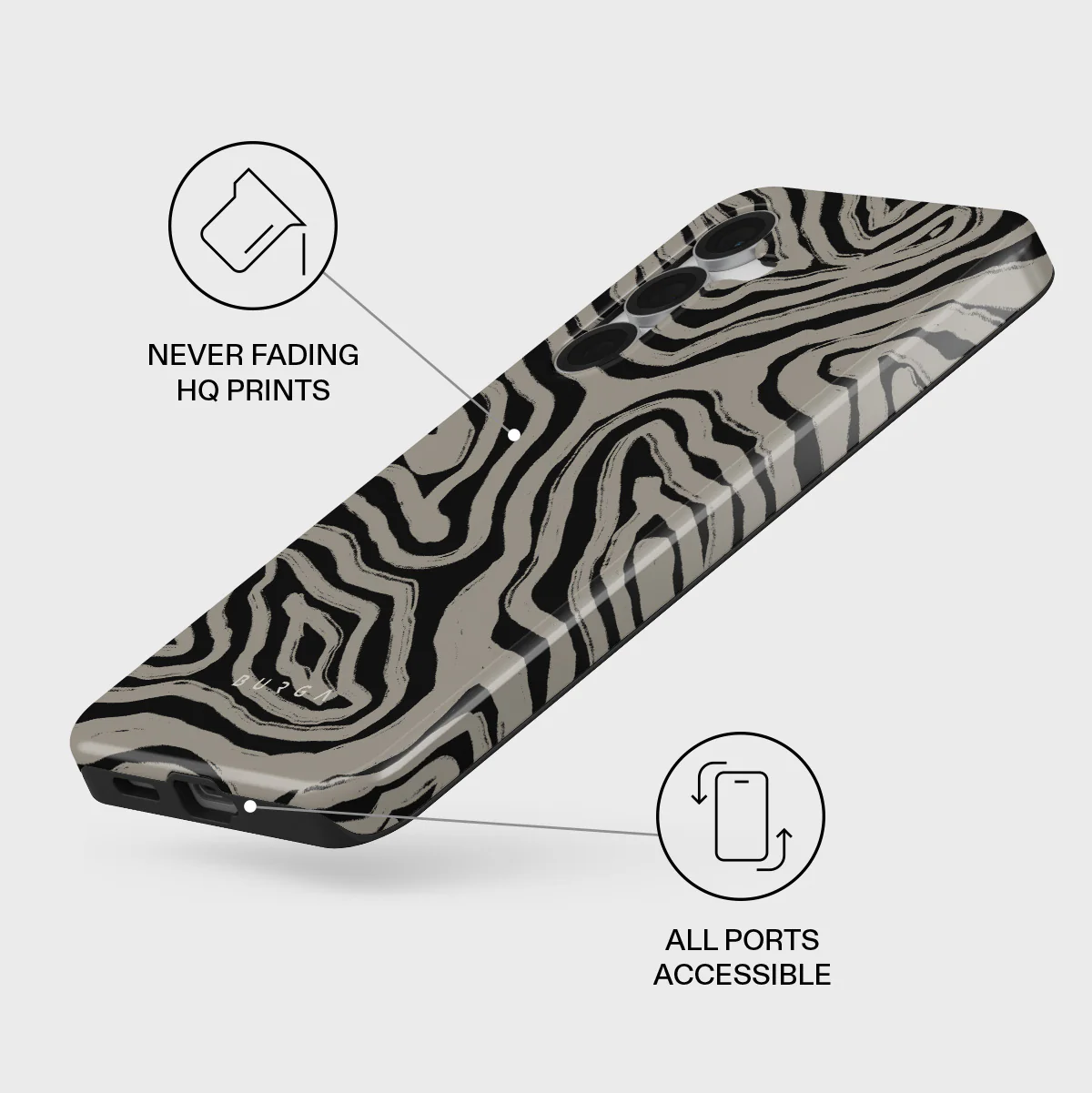 Black Sand - Samsung Galaxy S25 FE Case - Image 3