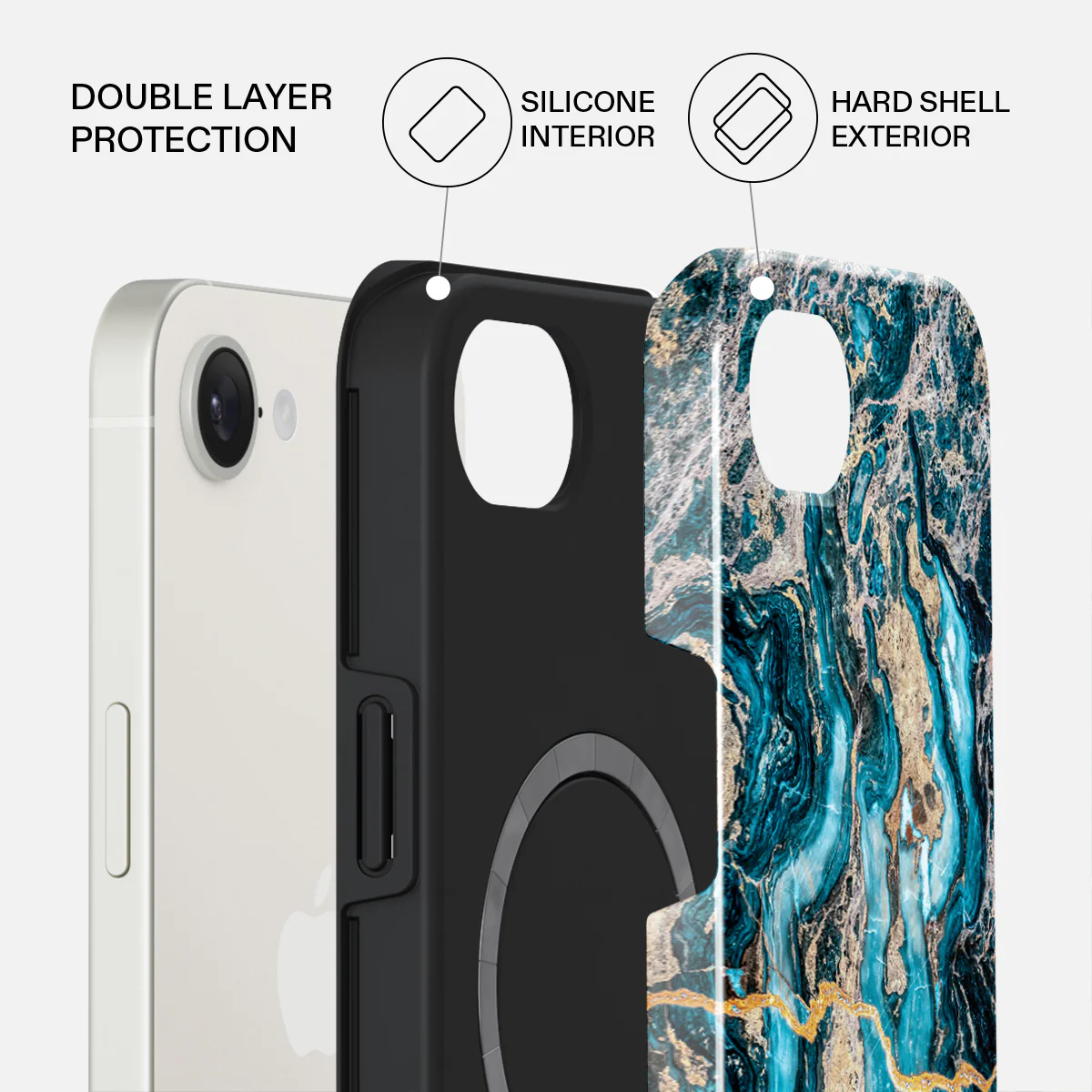 Mystic River - Blue Marble iPhone 17e Case - Image 2