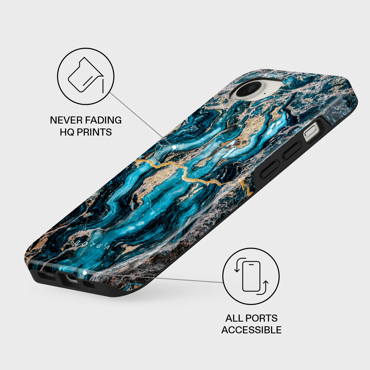Mystic River - Blue Marble iPhone 17e Case - Image 3
