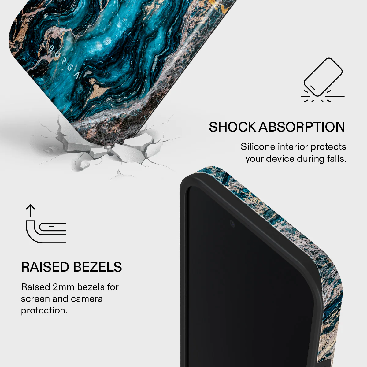 Mystic River - Blue Marble iPhone 17e Case - Image 4