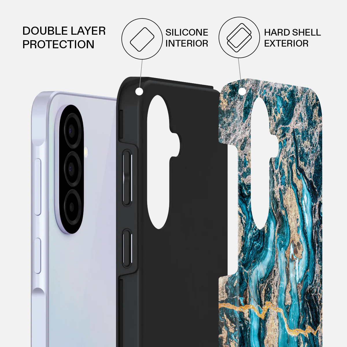 Mystic River - Blue Marble Samsung Galaxy A37 5G Case - Image 2