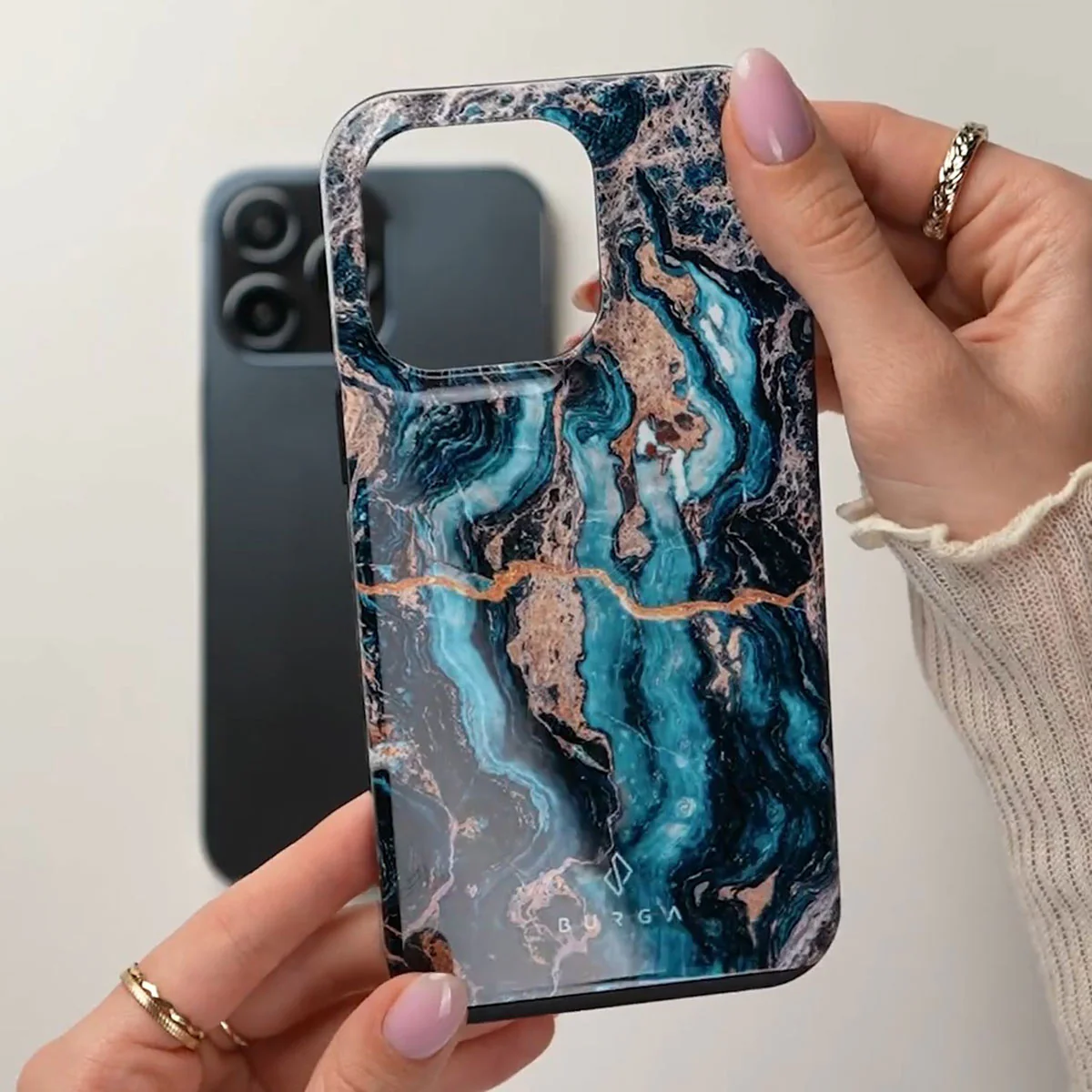 Mystic River - Blue Marble Samsung Galaxy A57 5G Case - Image 5