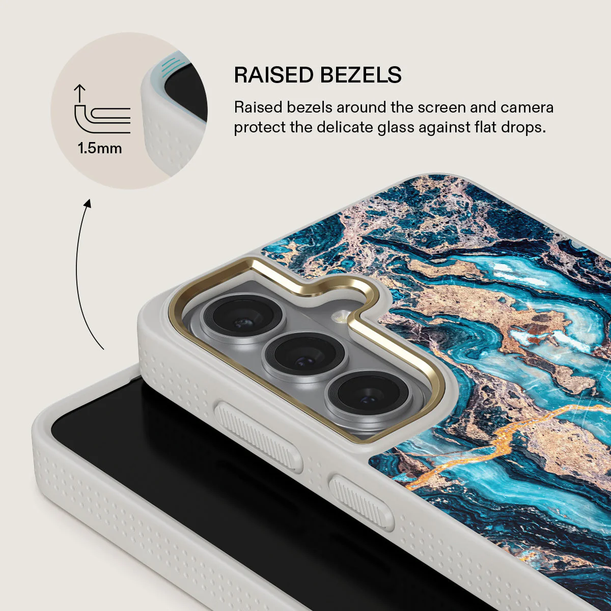 Mystic River - Blue Marble Samsung Galaxy S26 Case - Image 29