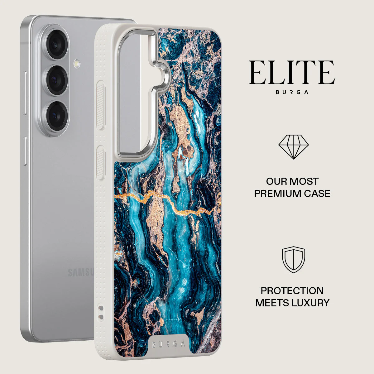 Mystic River - Blue Marble Samsung Galaxy S26 Case - Image 34