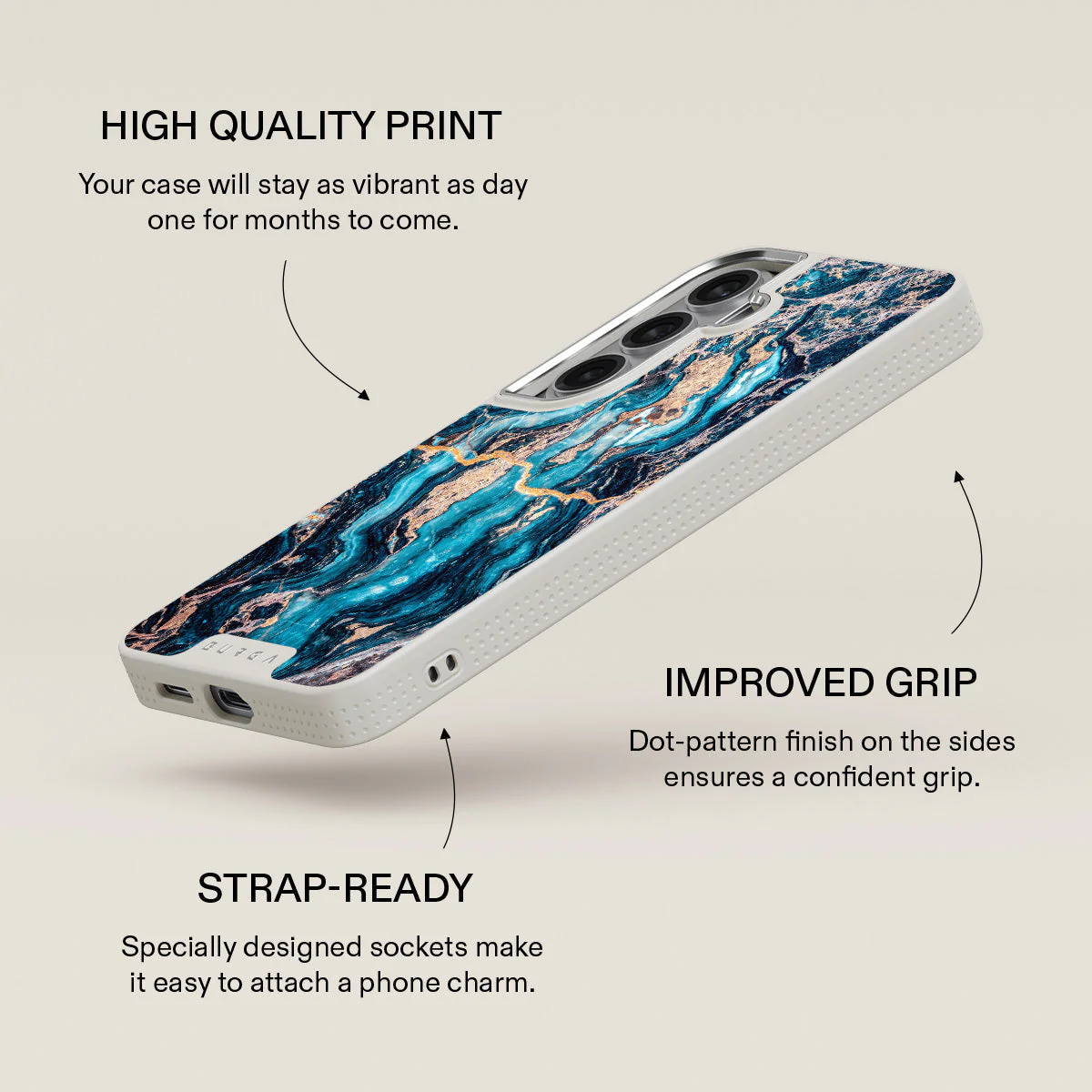 Mystic River - Blue Marble Samsung Galaxy S26 Case - Image 37