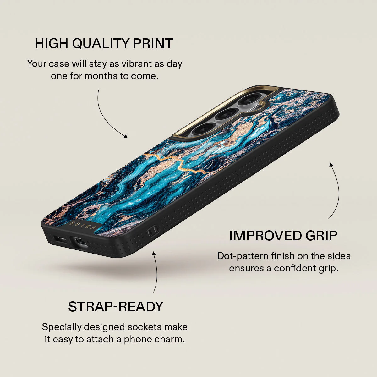 Mystic River - Blue Marble Samsung Galaxy S26 Case - Image 9