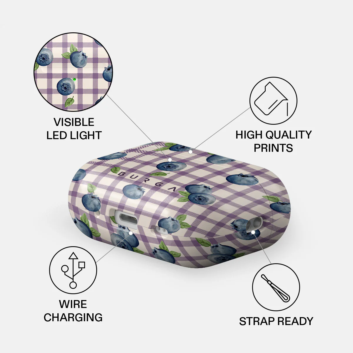 Blueberry Muffin - AirPods Pro 2 Case - Image 3