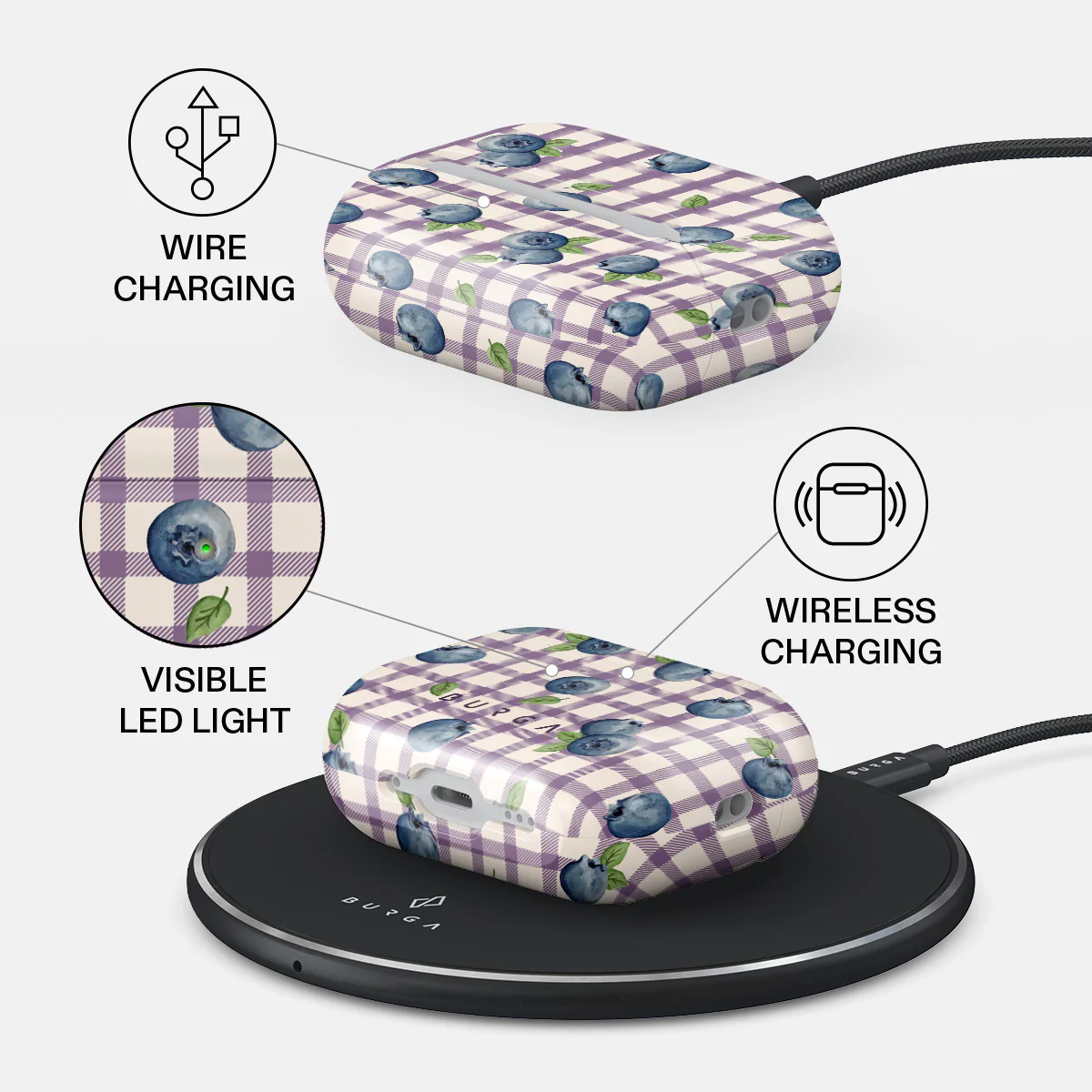 Blueberry Muffin - AirPods Pro 3 Case - Image 3
