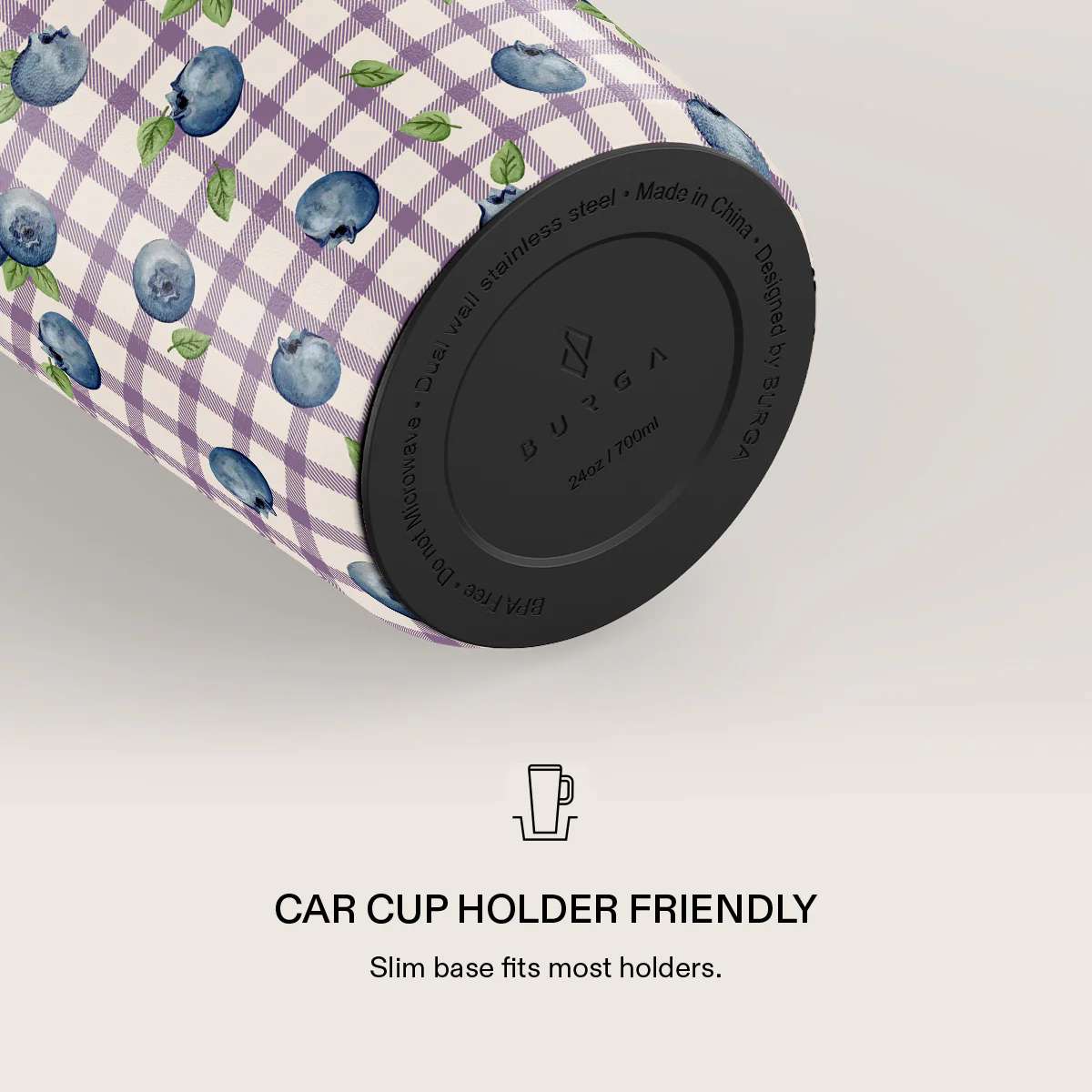 Blueberry Muffin - EasyGrip Travel Mug - Image 5