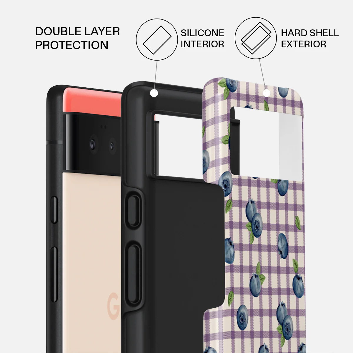 Blueberry Muffin - Google Pixel 6 Case - Image 2