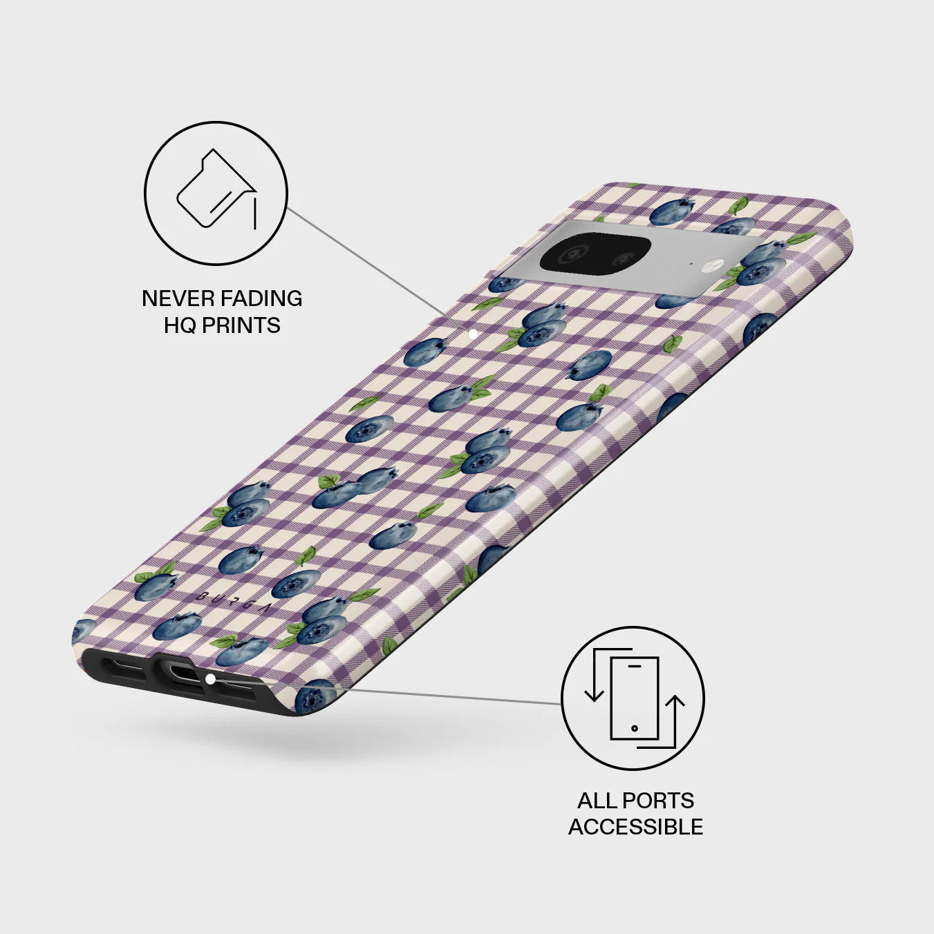 Blueberry Muffin - Google Pixel 7 Case - Image 3