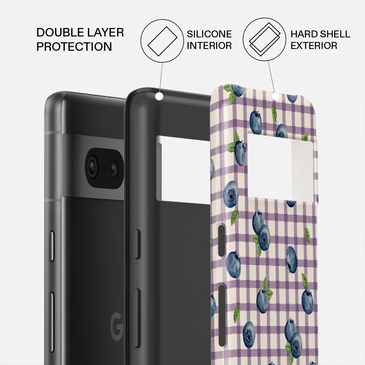 Blueberry Muffin - Google Pixel 7a Case - Image 2