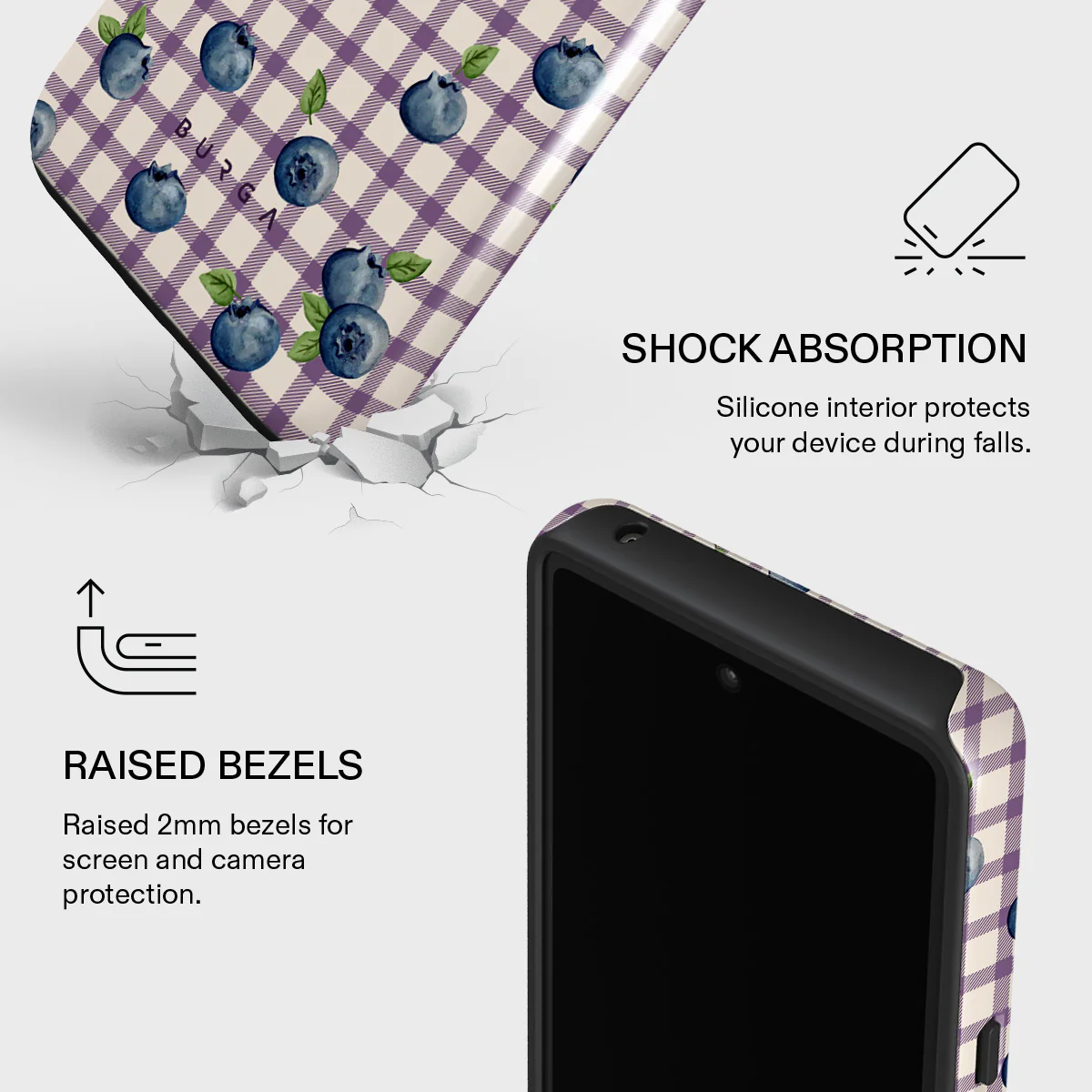 Blueberry Muffin - Google Pixel 7a Case - Image 4
