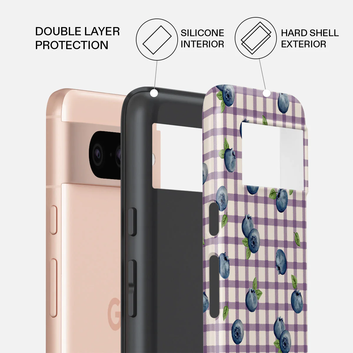 Blueberry Muffin - Google Pixel 8 Case - Image 2