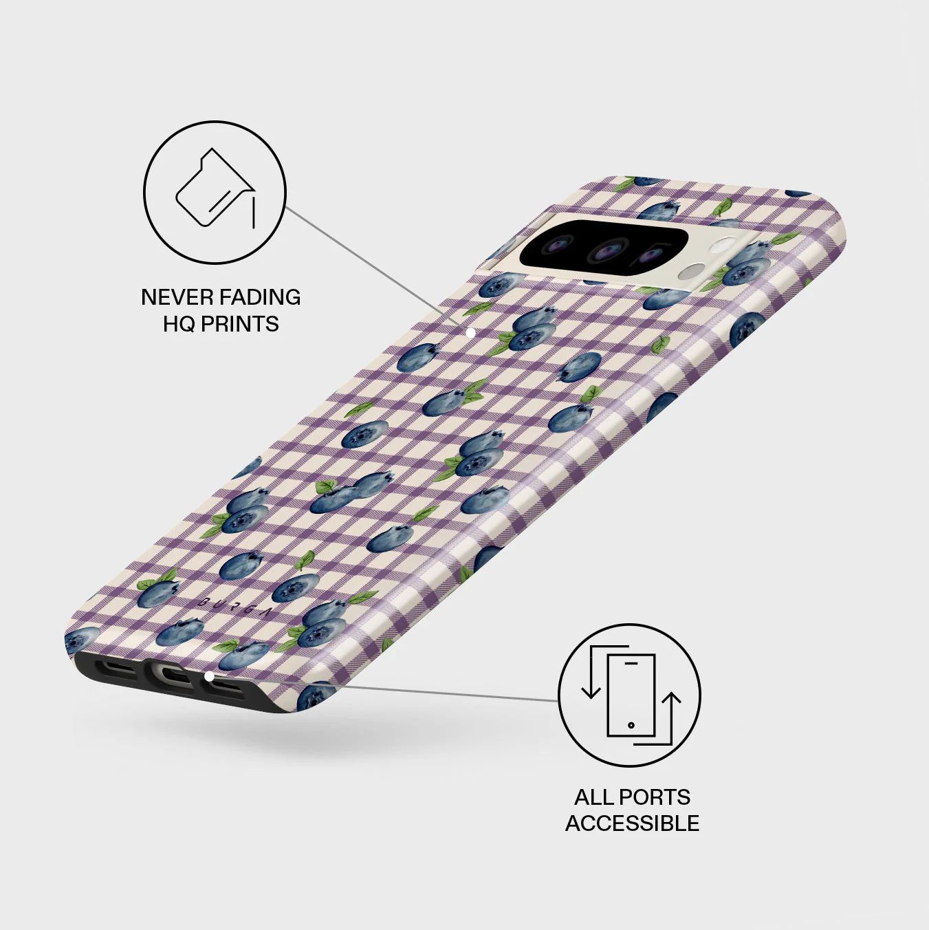 Blueberry Muffin - Google Pixel 8 Pro Case - Image 3