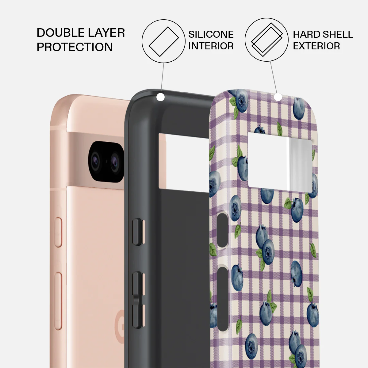 Blueberry Muffin - Google Pixel 8a Case - Image 2