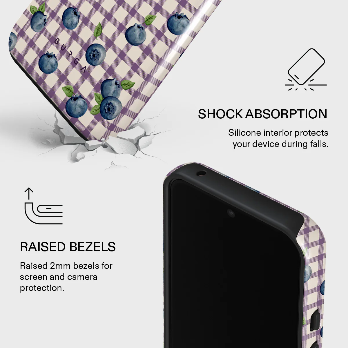 Blueberry Muffin - Google Pixel 8a Case - Image 4