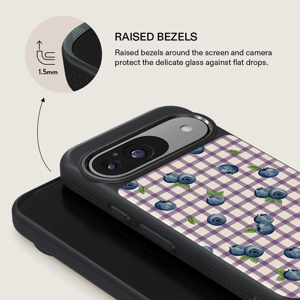 Blueberry Muffin - Google Pixel 9 Case - Image 15