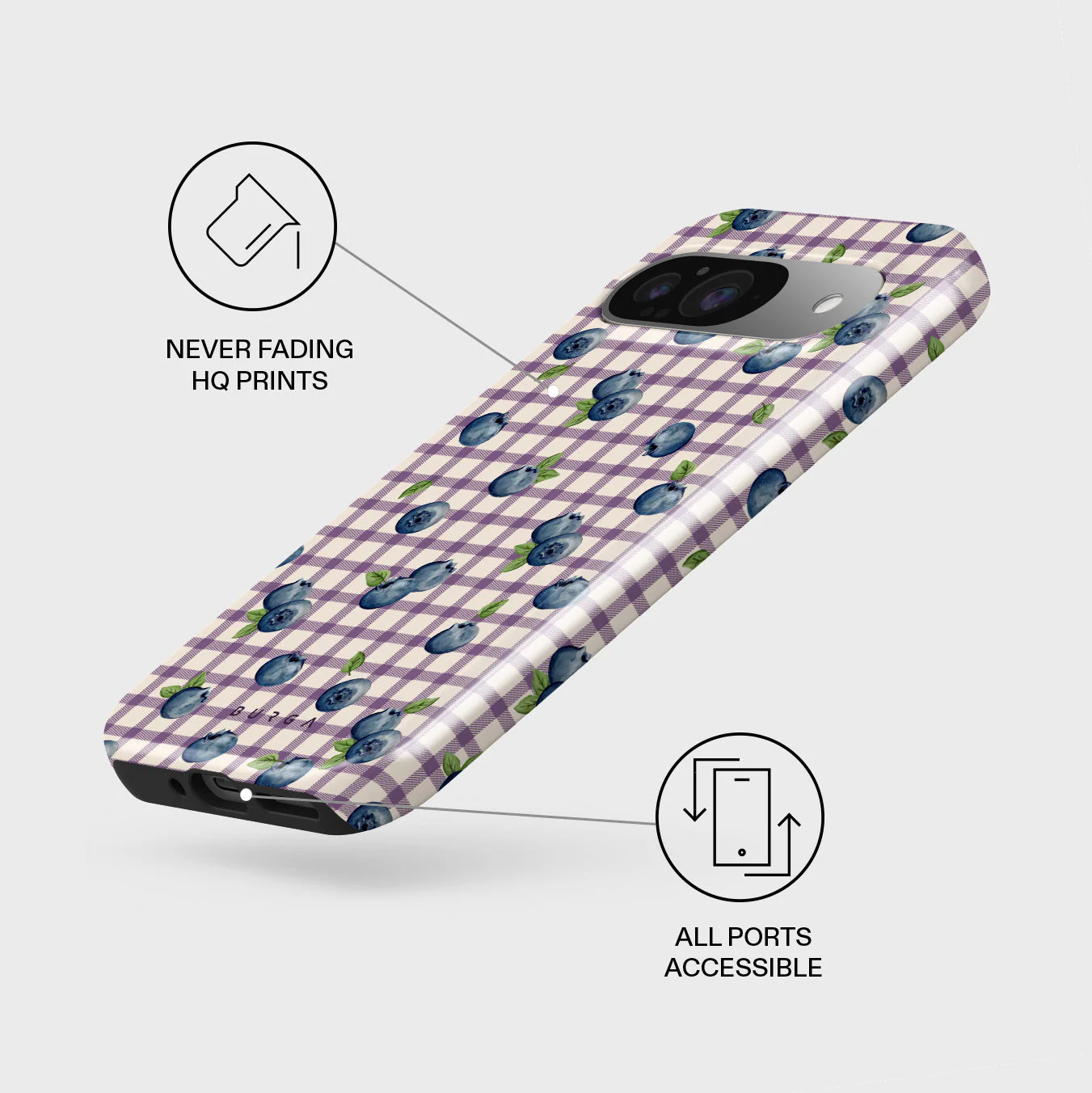 Blueberry Muffin - Google Pixel 9 Case - Image 3