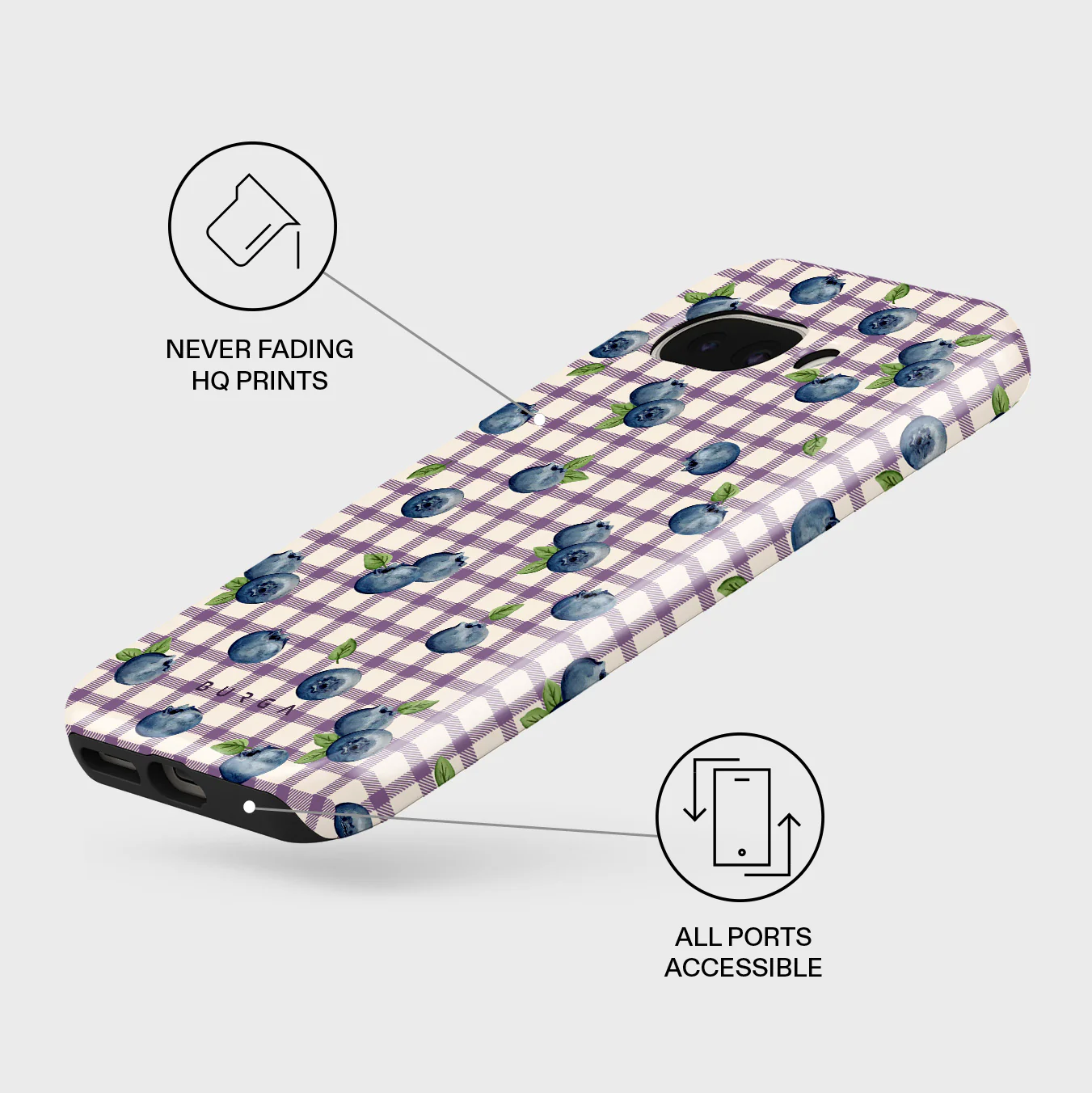 Blueberry Muffin - Google Pixel 9a Case - Image 3