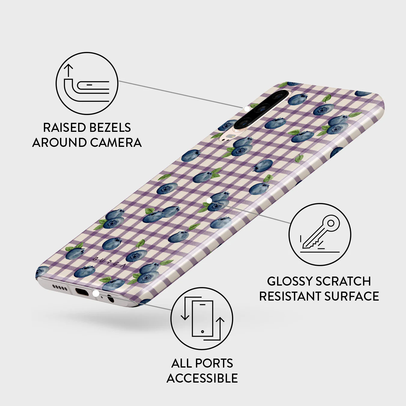 Blueberry Muffin - Huawei P30 Case - Image 3