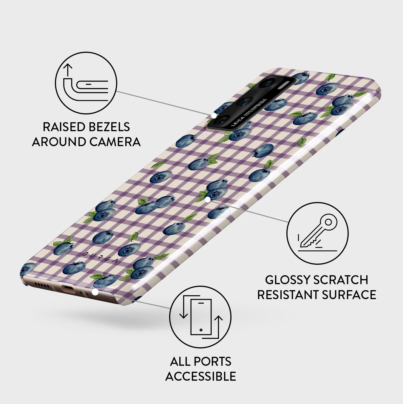 Blueberry Muffin - Huawei P40 Case - Image 3