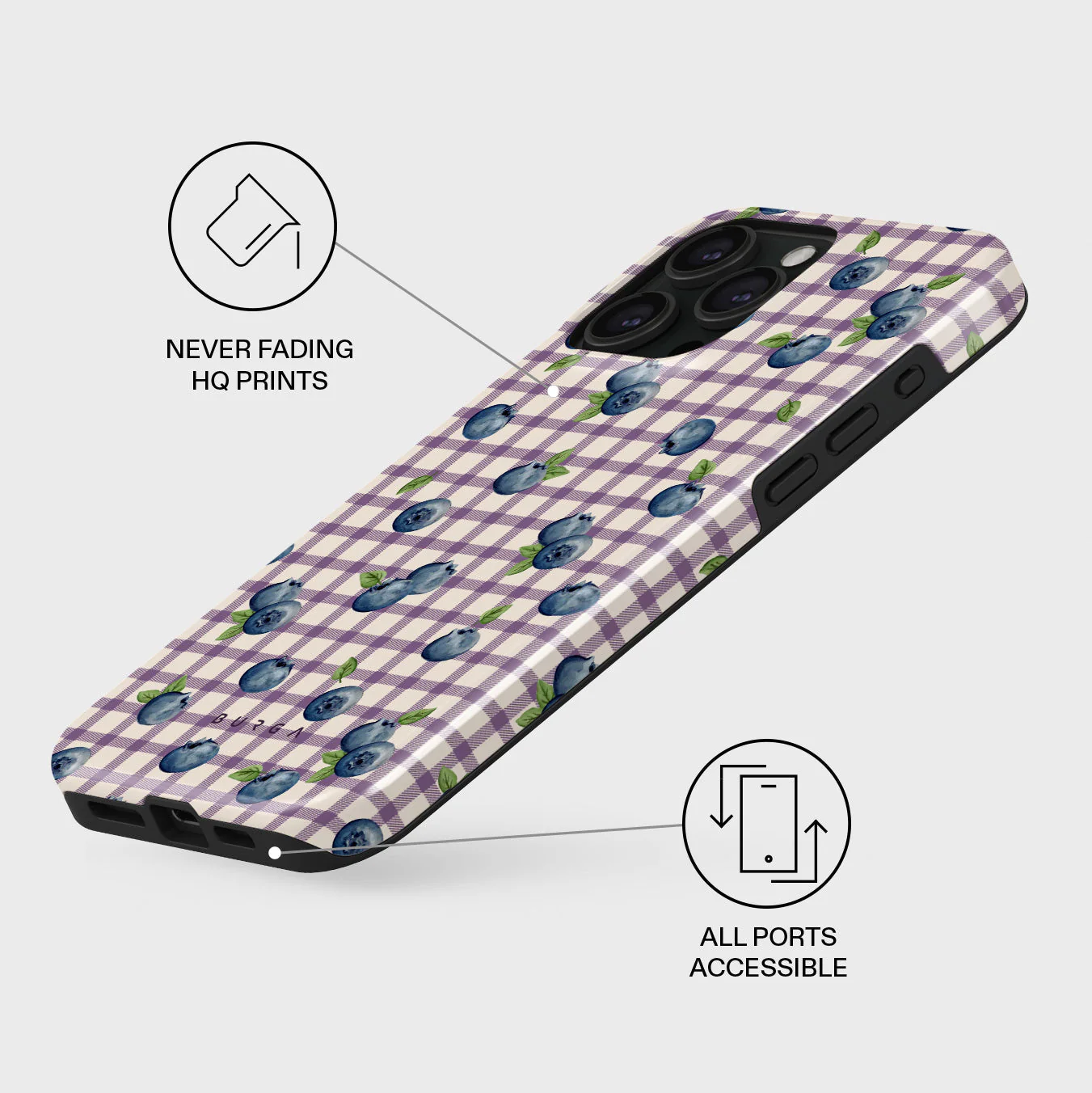Blueberry Muffin - iPhone 15 Pro Max Case - Image 3