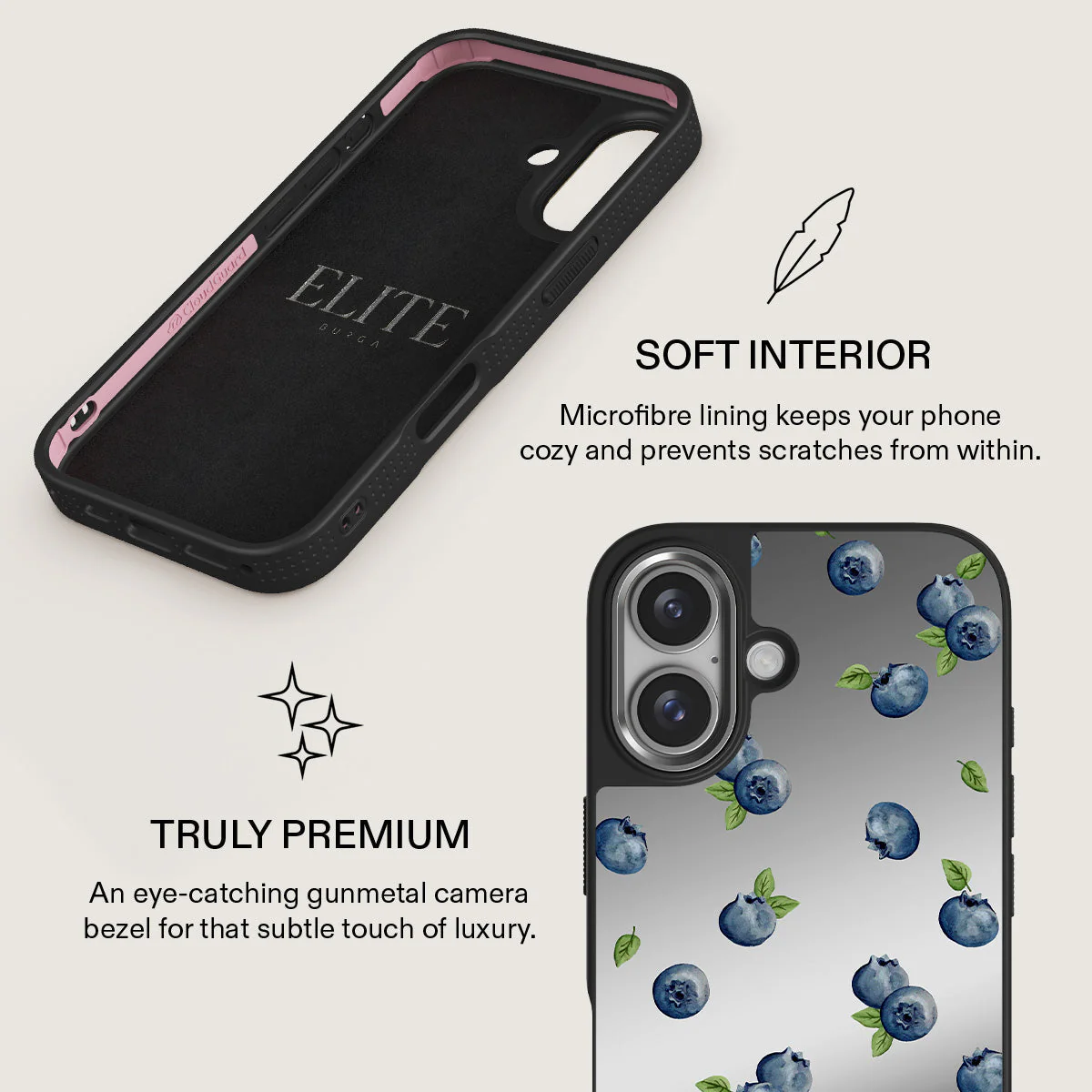 Blueberry Muffin - iPhone 16 Case - Image 41