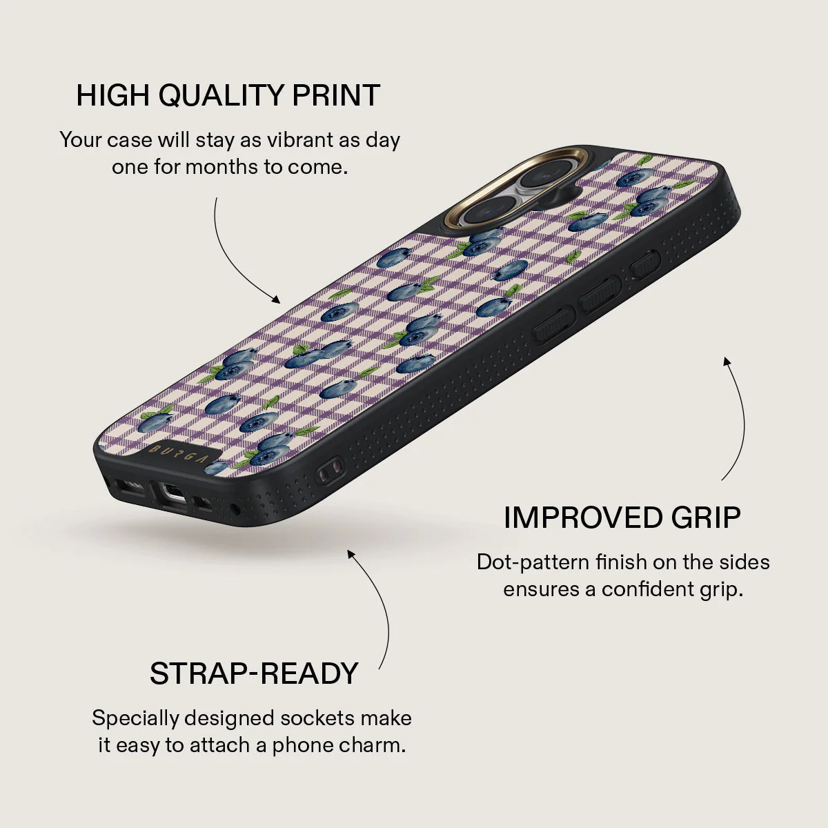 Blueberry Muffin - iPhone 16 Plus Case - Image 10