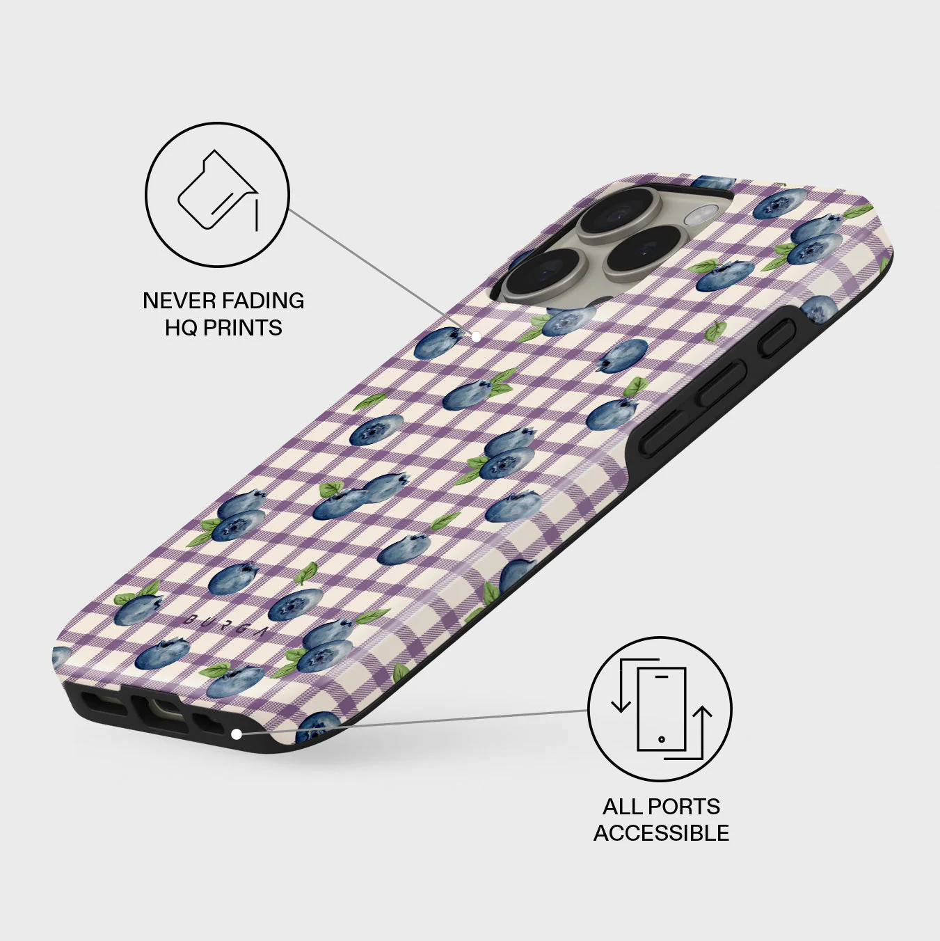 Blueberry Muffin - iPhone 16 Pro Case - Image 3