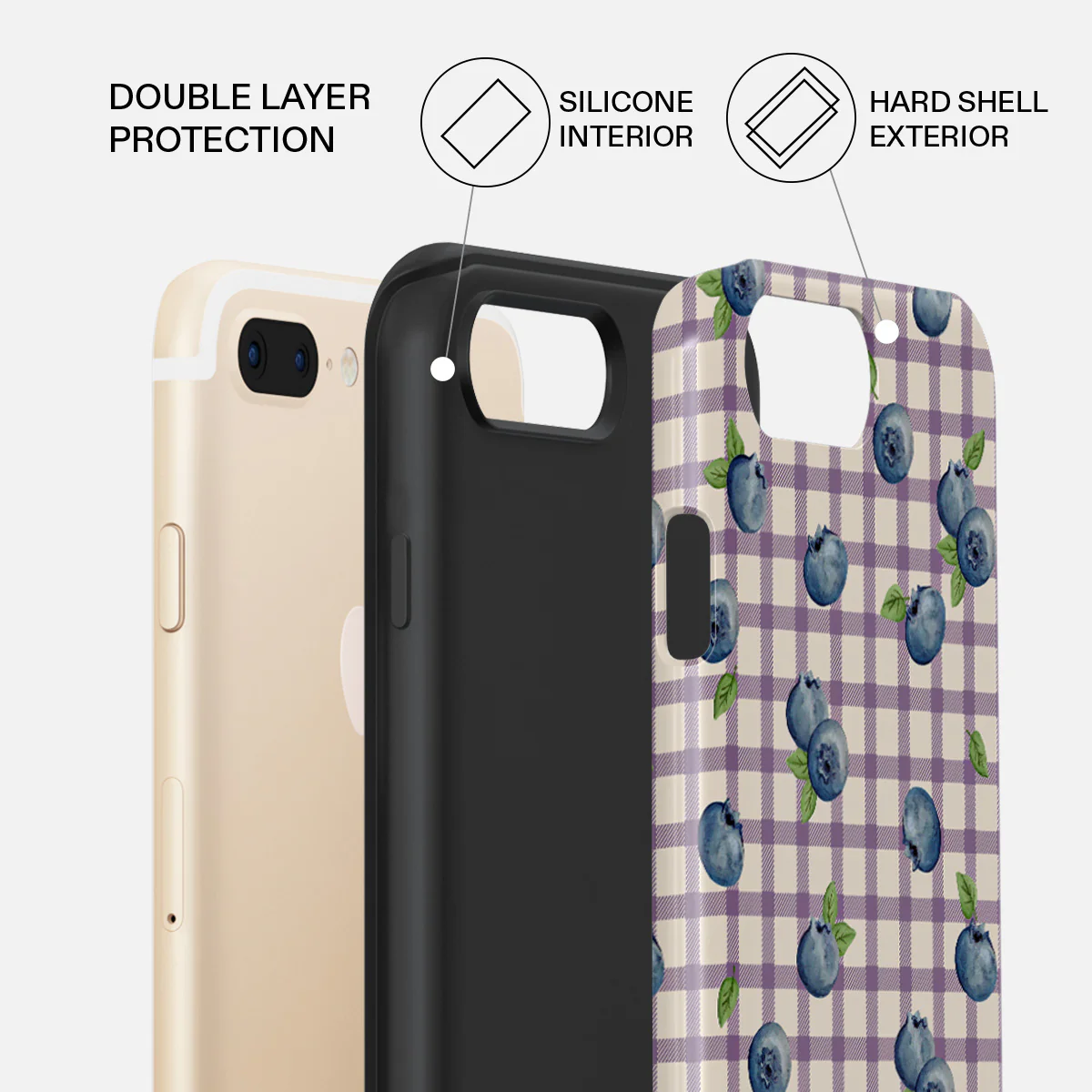 Blueberry Muffin - iPhone 7 Plus / 8 Plus Case - Image 6